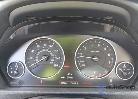 2015 BMW 328I xDrive z USA, uszkodzony, nr VIN WBA3B5G59FNS18842